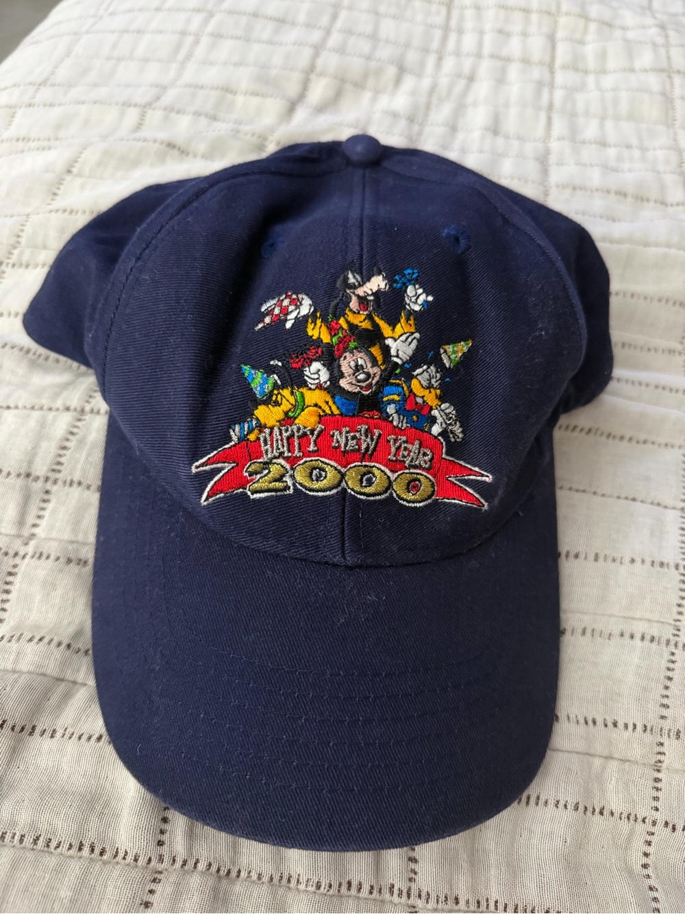 Vintage Navy Kids' New Year 2000 Cap